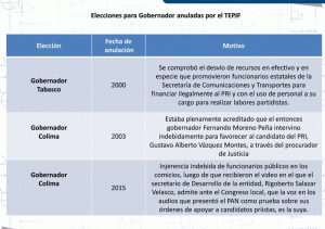 Elección Colima